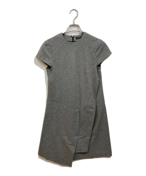 YOKO CHAN（ヨーコチャン）YOKO CHAN (ヨーコチャン) ウール半袖ワンピース グレー サイズ:	SIZE 38の古着・服飾アイテム