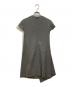 YOKO CHAN (ヨーコチャン) ウール半袖ワンピース グレー サイズ:	SIZE 38：5000円