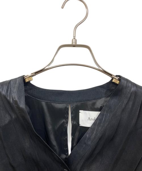 Arobe（アローブ）AROBE (アローブ) Chambrey Dress ブラック サイズ:	SIZE 2の古着・服飾アイテム