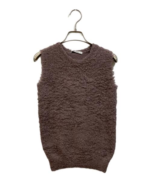 SLOANE（スローン）SLOANE (スローン) ノースリーブニット ブラウン サイズ:SIZE 1の古着・服飾アイテム