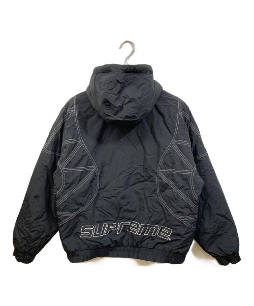 SUPREME（シュプリーム）SUPREME (シュプリーム) zig zag stitch puffy jacket ブラック サイズ:Mの古着・服飾アイテム