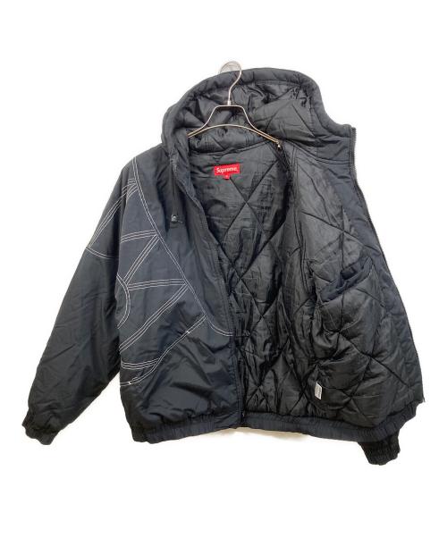 SUPREME（シュプリーム）SUPREME (シュプリーム) zig zag stitch puffy jacket ブラック サイズ:Mの古着・服飾アイテム