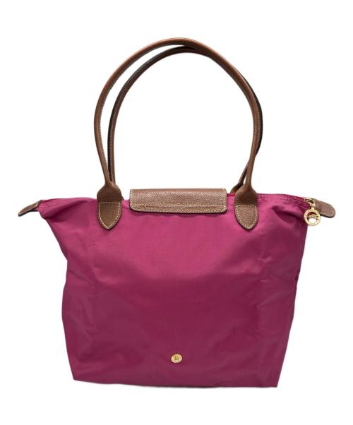LONGCHAMP（ロンシャン）LONGCHAMP (ロンシャン) ル プリアージュオリジナル Mショルダーバッグ ショッキングピンクの古着・服飾アイテム