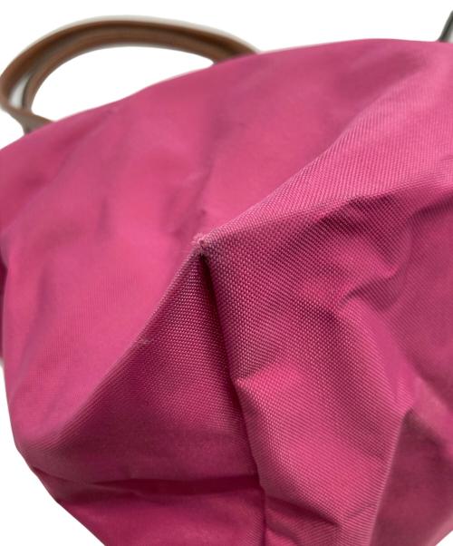 LONGCHAMP（ロンシャン）LONGCHAMP (ロンシャン) ル プリアージュオリジナル Mショルダーバッグ ショッキングピンクの古着・服飾アイテム