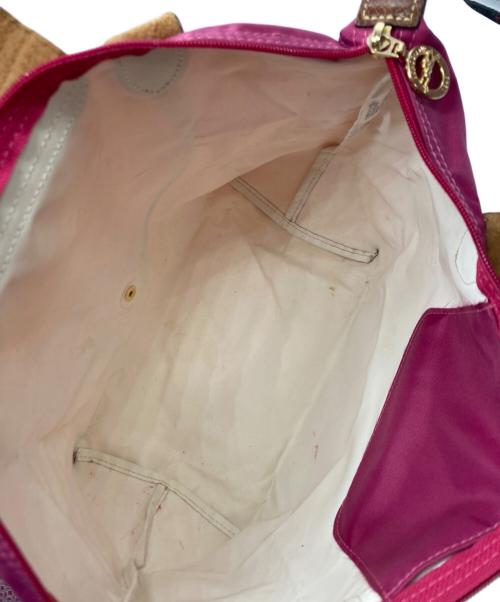 LONGCHAMP（ロンシャン）LONGCHAMP (ロンシャン) ル プリアージュオリジナル Mショルダーバッグ ショッキングピンクの古着・服飾アイテム