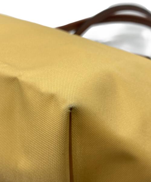 LONGCHAMP（ロンシャン）LONGCHAMP (ロンシャン) ル プリアージュ オリジナル S トップハンドルバッグ イエローの古着・服飾アイテム