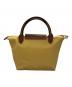 LONGCHAMP (ロンシャン) ル プリアージュ オリジナル S トップハンドルバッグ イエロー：5000円