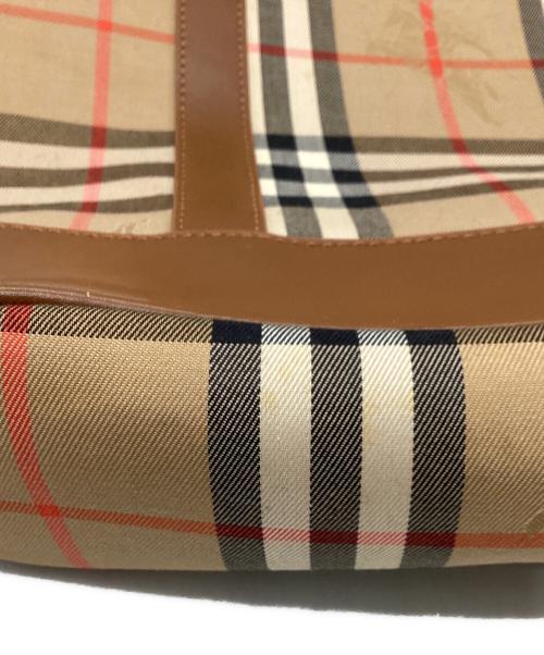 Burberry's（バーバリー）Burberry's (バーバリーズ) ノバチェックハンドバッグ ベージュの古着・服飾アイテム