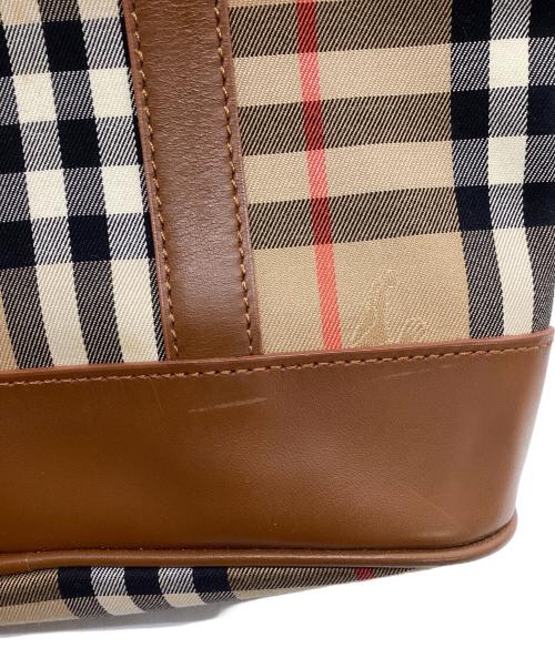 Burberry's（バーバリー）Burberry's (バーバリーズ) ノバチェックハンドバッグ ベージュの古着・服飾アイテム