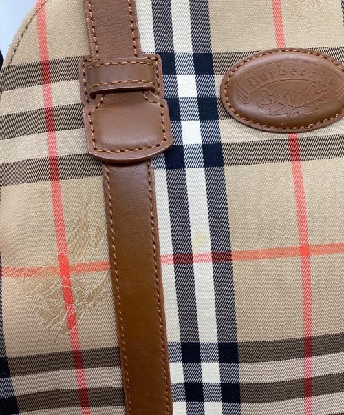 Burberry's（バーバリー）Burberry's (バーバリーズ) ノバチェックハンドバッグ ベージュの古着・服飾アイテム