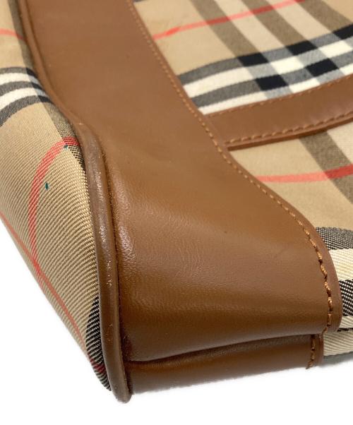 Burberry's（バーバリー）Burberry's (バーバリーズ) ノバチェックハンドバッグ ベージュの古着・服飾アイテム