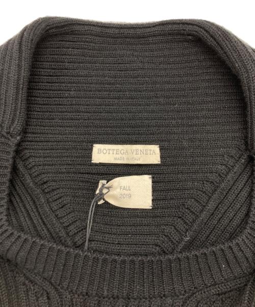 BOTTEGA VENETA（ボッテガベネタ）BOTTEGA VENETA (ボッテガベネタ) ニットデザインワンピース ブラック サイズ:38の古着・服飾アイテム