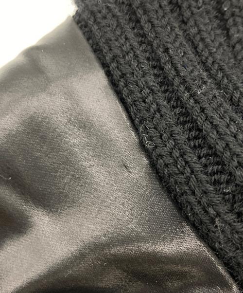 BOTTEGA VENETA（ボッテガベネタ）BOTTEGA VENETA (ボッテガベネタ) ニットデザインワンピース ブラック サイズ:38の古着・服飾アイテム