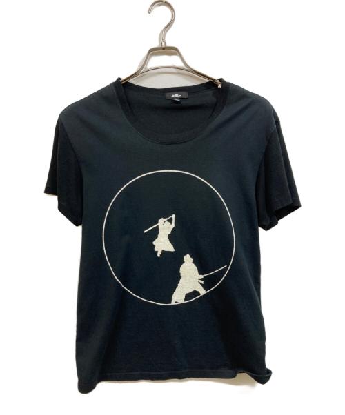 LAD MUSICIAN（ラッドミュージシャン）LAD MUSICIAN (ラッドミュージシャン) サムライグラフィックTシャツ ブラック サイズ:	SIZE 44の古着・服飾アイテム