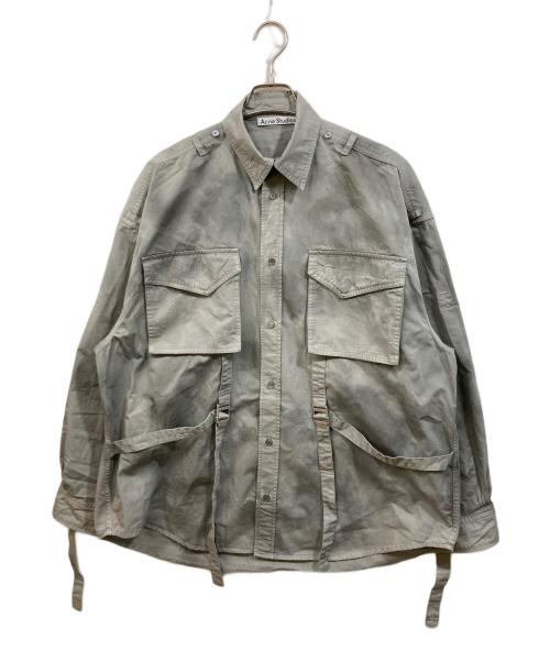 Acne studios（アクネ ストゥディオス）Acne studios (アクネ ストゥディオス) Button-Up Shirt グレー サイズ:42の古着・服飾アイテム
