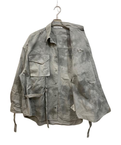 Acne studios（アクネ ストゥディオス）Acne studios (アクネ ストゥディオス) Button-Up Shirt グレー サイズ:42の古着・服飾アイテム