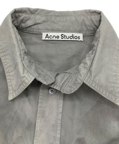 Acne studios（アクネ ストゥディオス）Acne studios (アクネ ストゥディオス) Button-Up Shirt グレー サイズ:42の古着・服飾アイテム