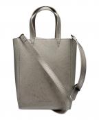 ANTEPRIMAアンテプリマ）の古着「SAFFIANO BELLO ショルダーバッグ」｜シルバー