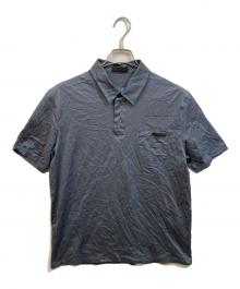 PRADA（プラダ）の古着「ポロシャツ」｜グレー