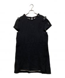 FENDI（フェンディ）の古着「オープンショルダーワンピース」｜ブラック