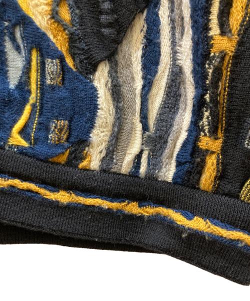 Coogi（クージー）Coogi (クージー) 3Dニット ブラック サイズ:Lの古着・服飾アイテム