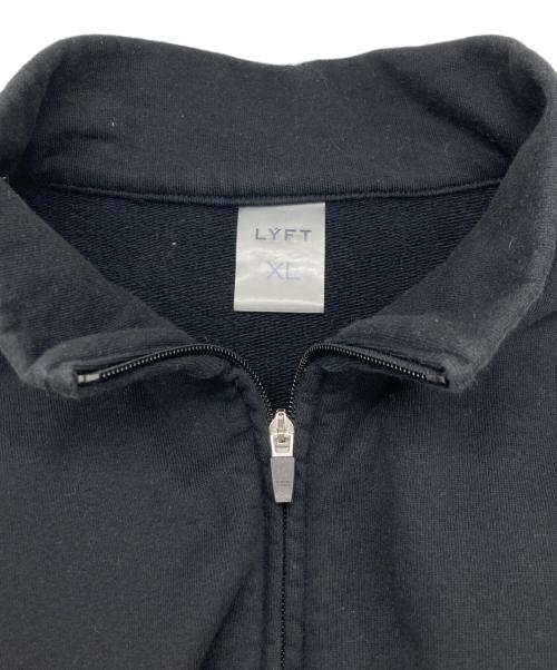 Lyft（リフト）Lyft (リフト) Stand Collar Zip-Up Oversize Sweat Jacket ブラック サイズ:XLの古着・服飾アイテム