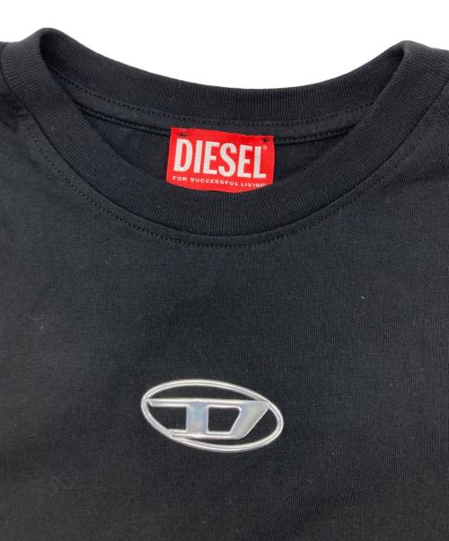 DIESEL（ディーゼル）DIESEL (ディーゼル) オーバルDレギュラーフィットTシャツ ブラック サイズ:SIZE Sの古着・服飾アイテム