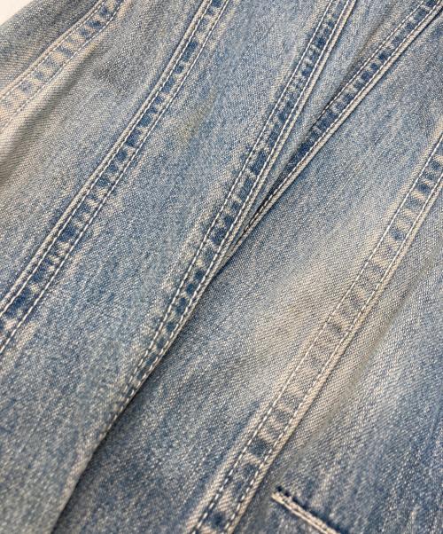 KINKY（キンキーヒステリックグラマー）KINKY (キンキーヒステリックグラマー) パッチワークデニムジャケット ブルー サイズ:SIZE Freeの古着・服飾アイテム