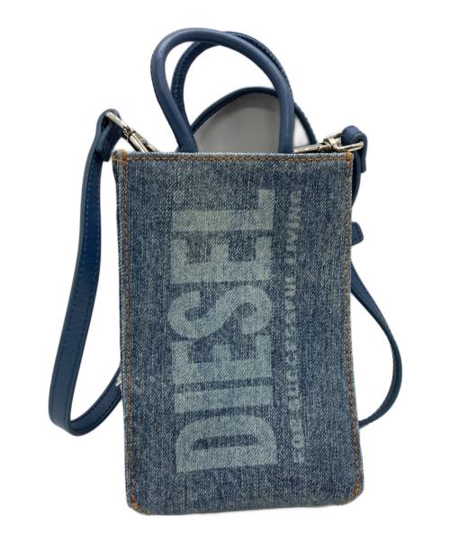 DIESEL（ディーゼル）DIESEL (ディーゼル) DSL SHOPPER ショルダーバッグ ブルーの古着・服飾アイテム