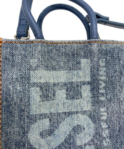 DIESEL（ディーゼル）DIESEL (ディーゼル) DSL SHOPPER ショルダーバッグ ブルーの古着・服飾アイテム
