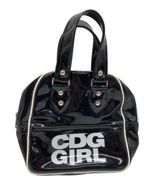 COMME des GARCONS GIRL（コムデギャルソンガール）COMME des GARCONS GIRL (コムデギャルソンガール) エナメルハンドバッグ ブラックの古着・服飾アイテム