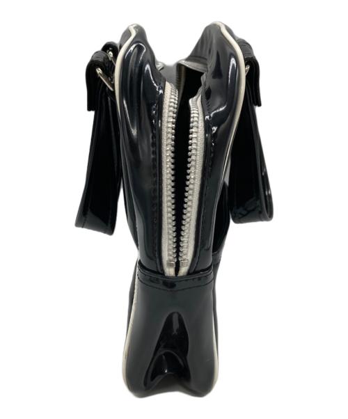 COMME des GARCONS GIRL（コムデギャルソンガール）COMME des GARCONS GIRL (コムデギャルソンガール) エナメルハンドバッグ ブラックの古着・服飾アイテム