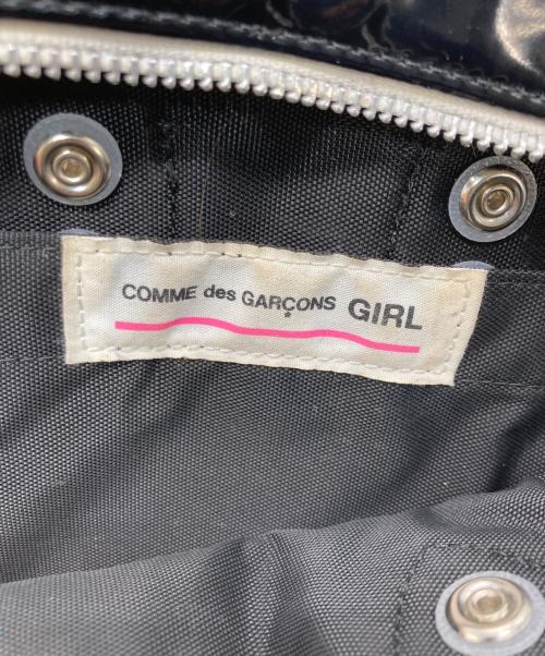 COMME des GARCONS GIRL（コムデギャルソンガール）COMME des GARCONS GIRL (コムデギャルソンガール) エナメルハンドバッグ ブラックの古着・服飾アイテム