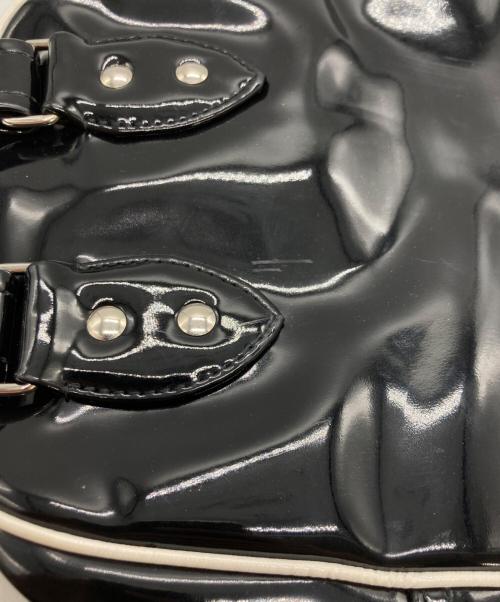 COMME des GARCONS GIRL（コムデギャルソンガール）COMME des GARCONS GIRL (コムデギャルソンガール) エナメルハンドバッグ ブラックの古着・服飾アイテム