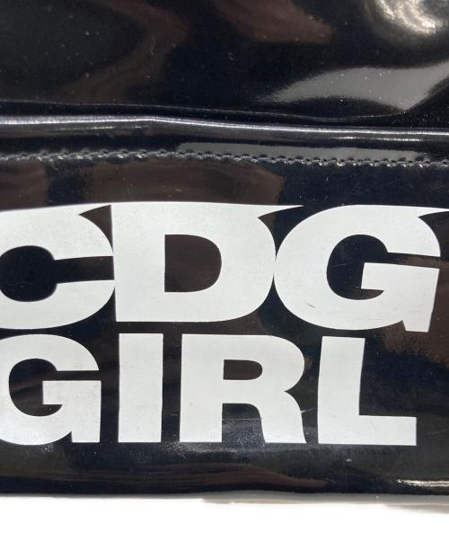 COMME des GARCONS GIRL（コムデギャルソンガール）COMME des GARCONS GIRL (コムデギャルソンガール) エナメルハンドバッグ ブラックの古着・服飾アイテム