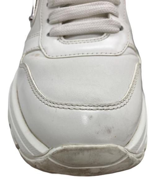 PRADA（プラダ）PRADA (プラダ) Prax 01 レザー スニーカー ホワイト サイズ:SIZE 36 1/2の古着・服飾アイテム