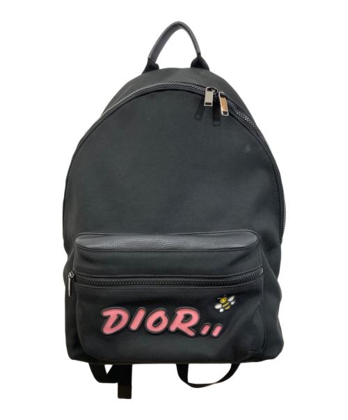 Dior（ディオール）Dior (ディオール) KAWS (カウズ) BEEモチーフバックパック ブラックの古着・服飾アイテム