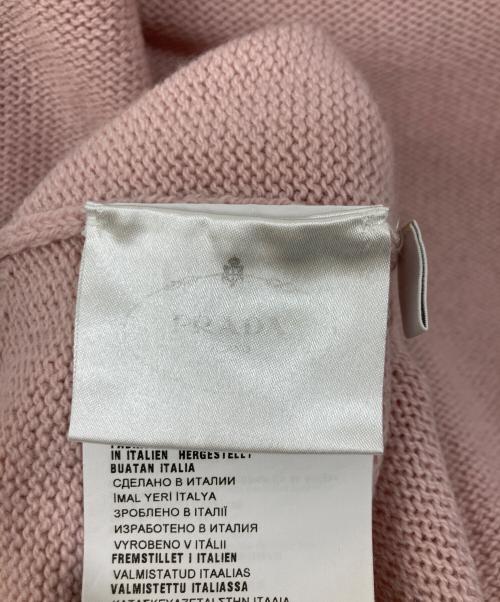 PRADA（プラダ）PRADA (プラダ) カシミヤニットカーディガン ピンク サイズ:SIZE 38の古着・服飾アイテム