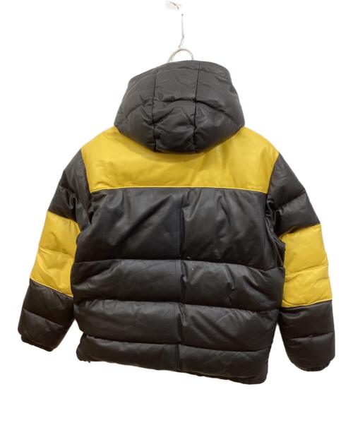 AVIREX（アヴィレックス）AVIREX (アヴィレックス) ラムレザー ダウンジャケット ブラック サイズ:Lの古着・服飾アイテム