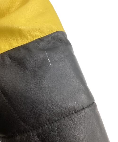 AVIREX（アヴィレックス）AVIREX (アヴィレックス) ラムレザー ダウンジャケット ブラック サイズ:Lの古着・服飾アイテム