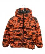 ARMANI EXCHANGEアルマーニ エクスチェンジ）の古着「ダウンジャケット」｜オレンジ
