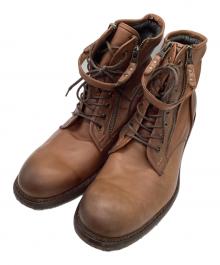 Alfredo BANNISTER（アルフレッドバニスター）の古着「サイドジップブーツ」｜ブラウン