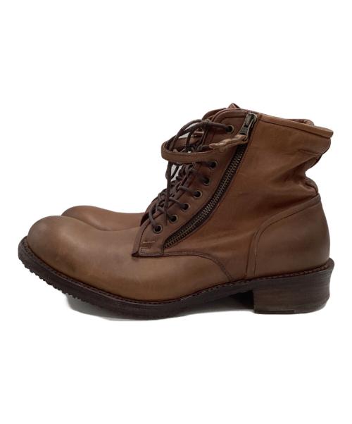 Alfredo BANNISTER（アルフレッドバニスター）alfredo BANNISTER (アルフレッドバニスター) サイドジップブーツ ブラウン サイズ:41の古着・服飾アイテム