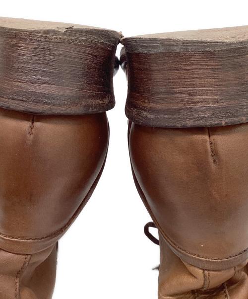 Alfredo BANNISTER（アルフレッドバニスター）alfredo BANNISTER (アルフレッドバニスター) サイドジップブーツ ブラウン サイズ:41の古着・服飾アイテム