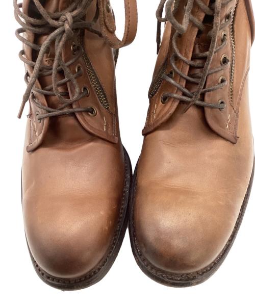 Alfredo BANNISTER（アルフレッドバニスター）alfredo BANNISTER (アルフレッドバニスター) サイドジップブーツ ブラウン サイズ:41の古着・服飾アイテム