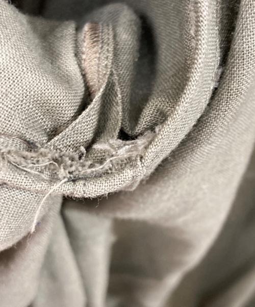 ISSEY MIYAKE MEN（イッセイミヤケメン）ISSEY MIYAKE MEN (イッセイミヤケメン) リネントレンチコート オリーブ サイズ:	SIZE Mの古着・服飾アイテム