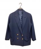 Dignite collierディニテ コリエ）の古着「金ダブルボタンジャケット」｜ネイビー