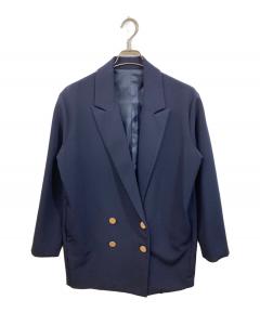 中古・古着通販】epine (エピヌ) プリーツフリルジャケット ブラック