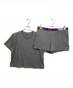 DIESELディーゼル）の古着「Tシャツ ショートパンツ セットアップパジャマ」｜グレー