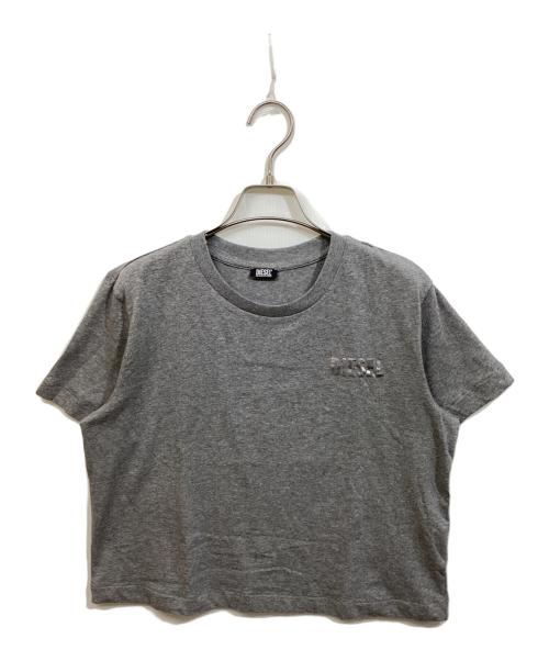 DIESEL（ディーゼル）DIESEL (ディーゼル) Tシャツ ショートパンツ セットアップパジャマ グレー サイズ:	SIZE Lの古着・服飾アイテム